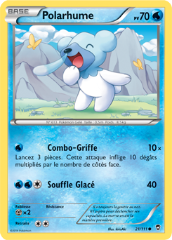 Carte Pokémon Commune Polarhume 21/111 de la série Poings Furieux