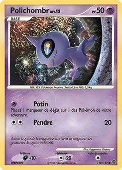 Carte Pokémon Commune Polichombr 110/132 de la série Merveilles Secrètes