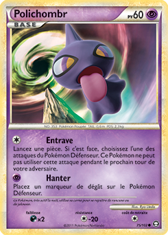 Carte Pokémon Polichombr 75/102 de la série Triomphe en vente au meilleur prix