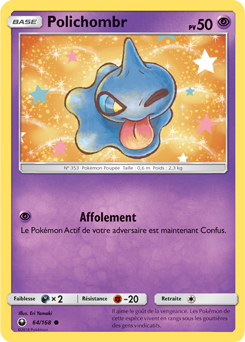 Carte Pokémon Commune Polichombr 64/168 de la série Tempête Céleste