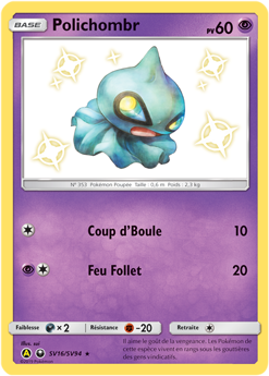 Carte Pokémon Polichombr SV16/SV94 de la série Destinées Occultes en vente au meilleur prix