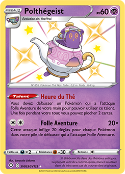 Carte Pokémon Polthégeist SV053/SV122 de la série Destinées Radieuses en vente au meilleur prix