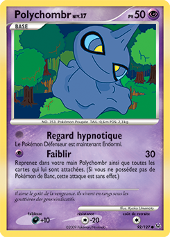 Carte Pokémon Polychombr 92/127 de la série Platine en vente au meilleur prix