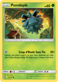 Carte Pokémon Pomdepik 15/214 de la série Tonnerre Perdu en vente au meilleur prix