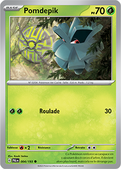 Carte Pokémon Pomdepik 004/193 de la série Évolutions à Paldea en vente au meilleur prix