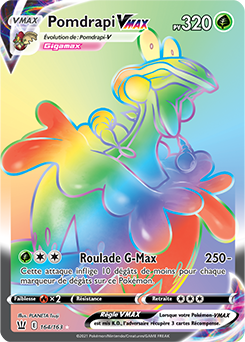 Carte Pokémon Pomdrapi VMAX 164/163 de la série Styles de Combat en vente au meilleur prix