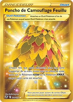 Carte Pokémon Poncho de Camouflage Feuillu 214/195 de la série Tempête Argentée en vente au meilleur prix