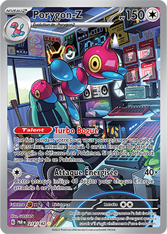 Carte Pokémon Porygon-Z 214/182 de la série Faille Paradoxe en vente au meilleur prix