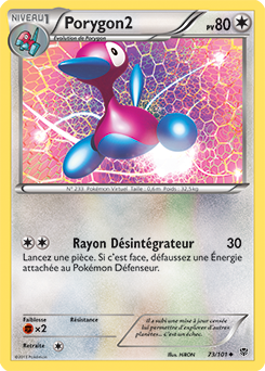 Carte Pokémon Porygon2 73/101 de la série Explosion Plasma en vente au meilleur prix