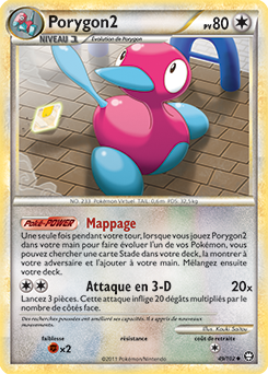 Carte Pokémon Porygon2 49/102 de la série Triomphe en vente au meilleur prix