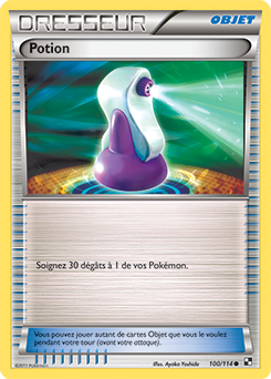 Carte Pokémon Potion 100/114 de la série Noir & Blanc en vente au meilleur prix