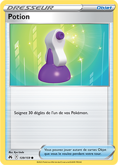 Carte Pokémon Potion 139/159 de la série Zénith Suprême en vente au meilleur prix