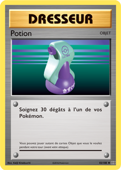 Carte Pokémon Potion 83/108 de la série Évolutions en vente au meilleur prix