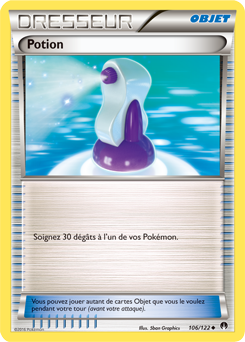 Carte Pokémon Potion 106/122 de la série Rupture Turbo en vente au meilleur prix