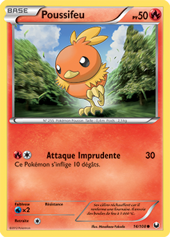 Carte Pokémon Poussifeu 14/108 de la série Explorateurs Obscurs en vente au meilleur prix