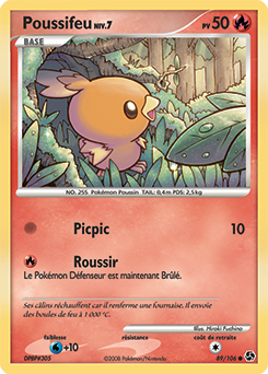Carte Pokémon Commune Poussifeu 89/106 de la série Duels au Sommet