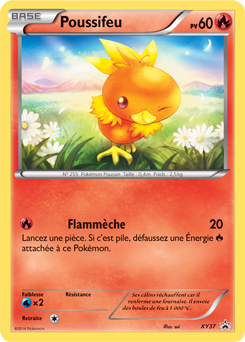 Carte Pokémon Promo Poussifeu XY37 de la série Promos XY