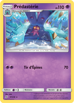 Carte Pokémon Rare Prédastérie 97/236 de la série Harmonie des Esprits