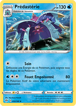 Carte Pokémon Prédastérie 52/189 de la série Ténèbres Embrasées en vente au meilleur prix