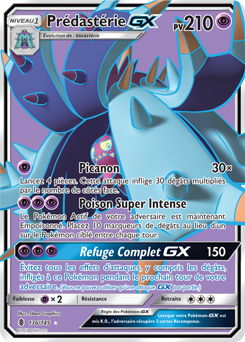 Carte Pokémon Pokémon Full Art Prédastérie GX 136/145 de la série Gardiens Ascendants