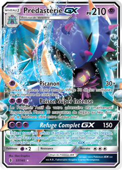 Carte Pokémon Pokémon GX Prédastérie GX 57/145 de la série Gardiens Ascendants
