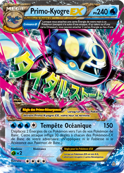 Carte Pokémon Pokémon EX Primo-Kyogre EX 55/160 de la série Primo Choc