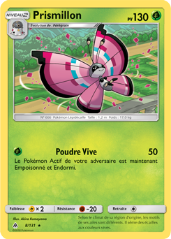 Carte Pokémon Prismillon 8/131 de la série Lumière Interdite en vente au meilleur prix