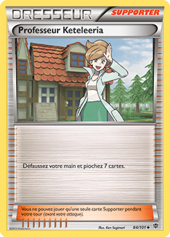 Carte Pokémon Professeur Keteleeria 84/101 de la série Explosion Plasma en vente au meilleur prix