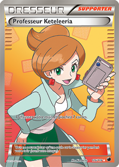 Carte Pokémon Professeur Keteleeria 116/116 de la série Glaciation Plasma en vente au meilleur prix