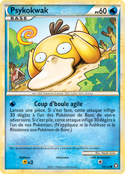 Carte Pokémon Psykokwak 74/102 de la série Triomphe en vente au meilleur prix