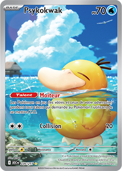 Carte Pokémon Psykokwak 226/217 de la série Héros Transcendants en vente au meilleur prix