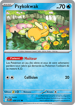 Carte Pokémon Psykokwak 39/217 de la série Héros Transcendants en vente au meilleur prix