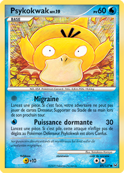 Carte Pokémon Psykokwak 87/127 de la série Platine en vente au meilleur prix