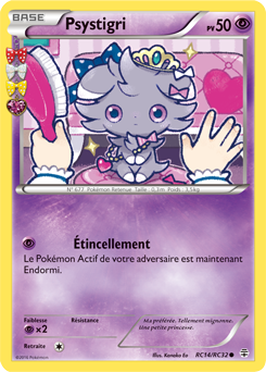Carte Pokémon Commune Psystigri RC14/RC32 de la série Générations