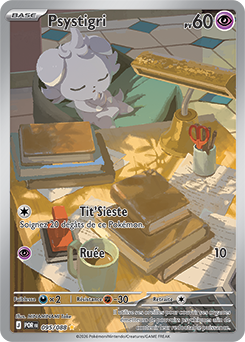 Carte Pokémon Psystigri 95/88 de la série Équilibre Parfait en vente au meilleur prix