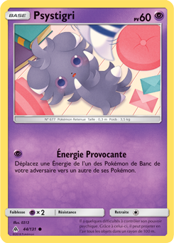 Carte Pokémon Commune Psystigri 44/131 de la série Lumière Interdite