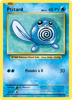 Carte Pokémon Ptitard 23/108 de la série Évolutions en vente au meilleur prix