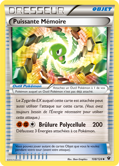 Carte Pokémon Puissante Mémoire 108/124 de la série Impact des Destins en vente au meilleur prix