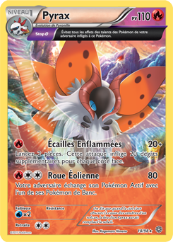 Carte Pokémon Rare Pyrax 18/98 de la série Origines Antiques