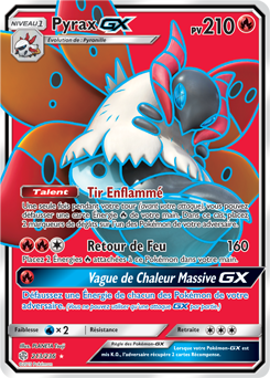 Carte Pokémon Pyrax GX 213/236 de la série Éclipse Cosmique en vente au meilleur prix