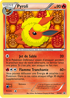 Carte Pokémon Pyroli BW88 de la série Promos Noir & Blanc en vente au meilleur prix