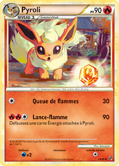 Carte Pokémon Peu commune Pyroli 26/90 de la série Indomptable