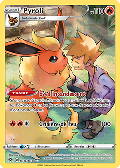 Carte Pokémon Pyroli TG01/TG30 de la série Stars Étincelantes en vente au meilleur prix