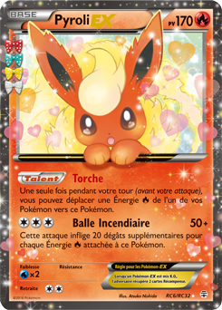 Carte Pokémon Pyroli EX RC6/RC32 de la série Générations en vente au meilleur prix