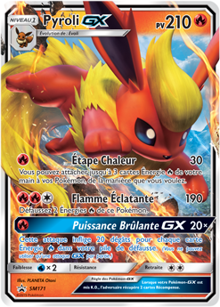 Carte Pokémon Pyroli GX SM171 de la série Promos Soleil et Lune en vente au meilleur prix