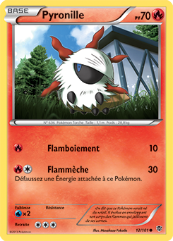 Carte Pokémon Pyronille 12/101 de la série Explosion Plasma en vente au meilleur prix