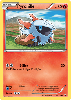 Carte Pokémon Pyronille 20/101 de la série Nobles Victoires en vente au meilleur prix