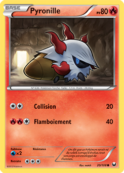 Carte Pokémon Pyronille 20/108 de la série Explorateurs Obscurs en vente au meilleur prix