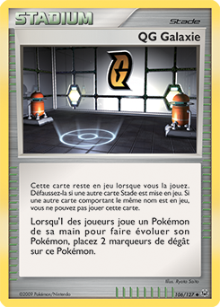 Carte Pokémon QG Galaxie 106/127 de la série Platine en vente au meilleur prix