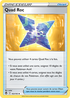 Carte Pokémon Quad Roc 163/195 de la série Tempête Argentée en vente au meilleur prix